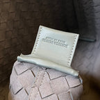 SLIM INTRECCIATO AKTENTASCHE 36 GRAUES KALBSLEDER