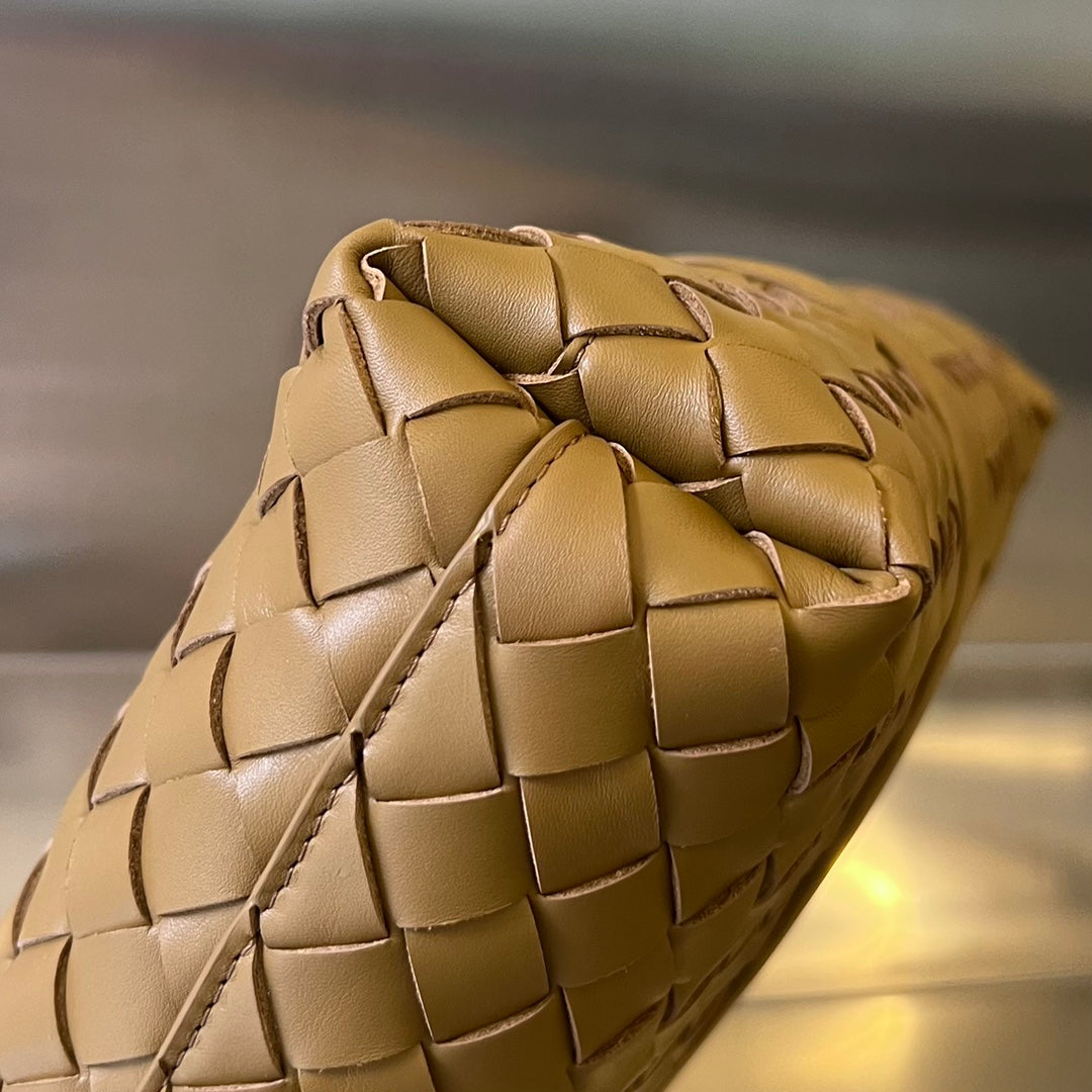 SLIM INTRECCIATO AKTENKOFFER 36 KARAMELLBRAUNES KALBSLEDER