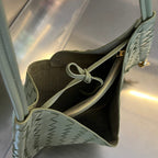 MEDIUM SOLSTICE 44 SARDINE GREY LAMBSHIN