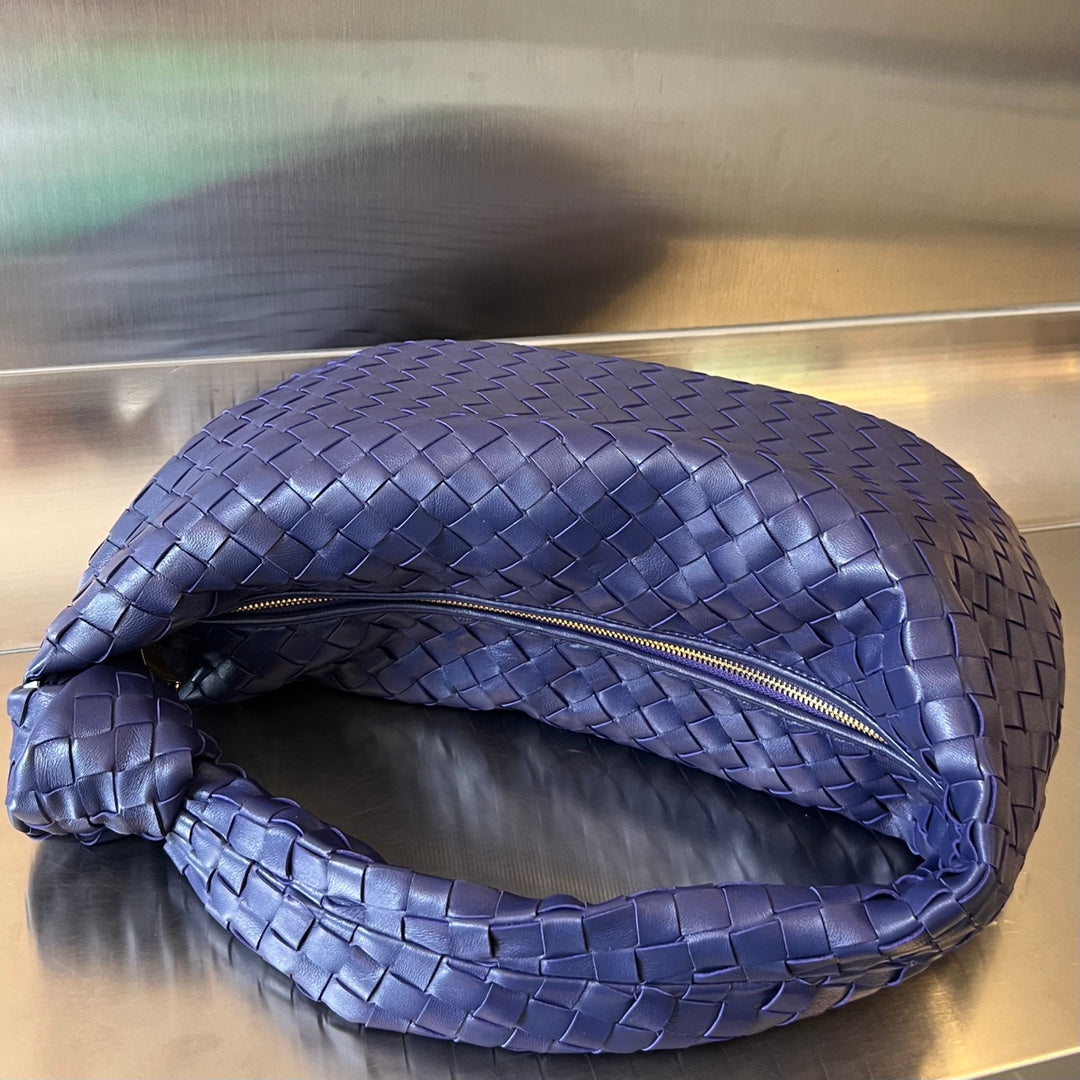 Kleine Jodie 48 Indigo-Lila Kalbsleder