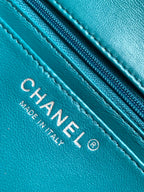 CC ミディアム 20 クラシックバッグ（グリーンフォレストウールツイード）