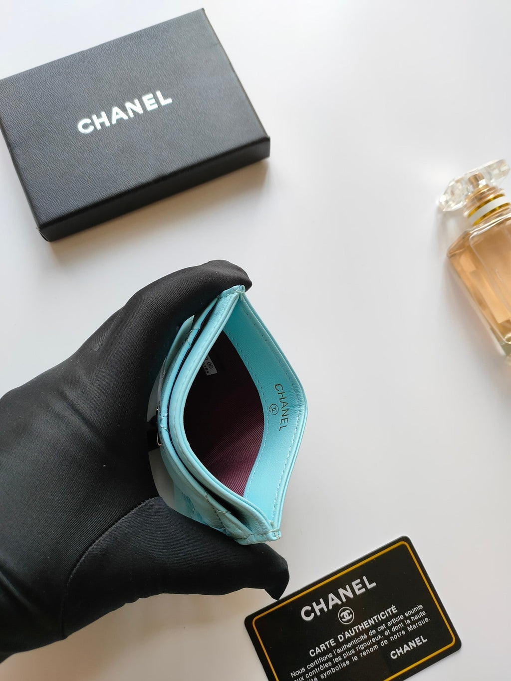 Kreditkartenetui 11.2 Sky Kalbsleder Gold Icon