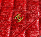 CC WOC 19 RED CAVIAR GOLD HARDWARE