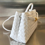 SMALL ANDIAMO 29 IN WHITE LAMBSKIN