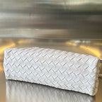 SMALL ANDIAMO 29 IN WHITE LAMBSKIN