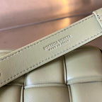 MINI-KASSETTE 18 ZOLL WEISS CREME LAMMLEDER