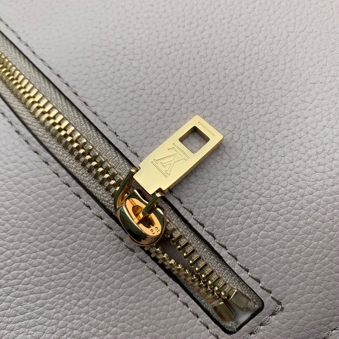 OXFORD 22 IN BEIGE LAMMLEDER GOLDENE BESCHLÄGE