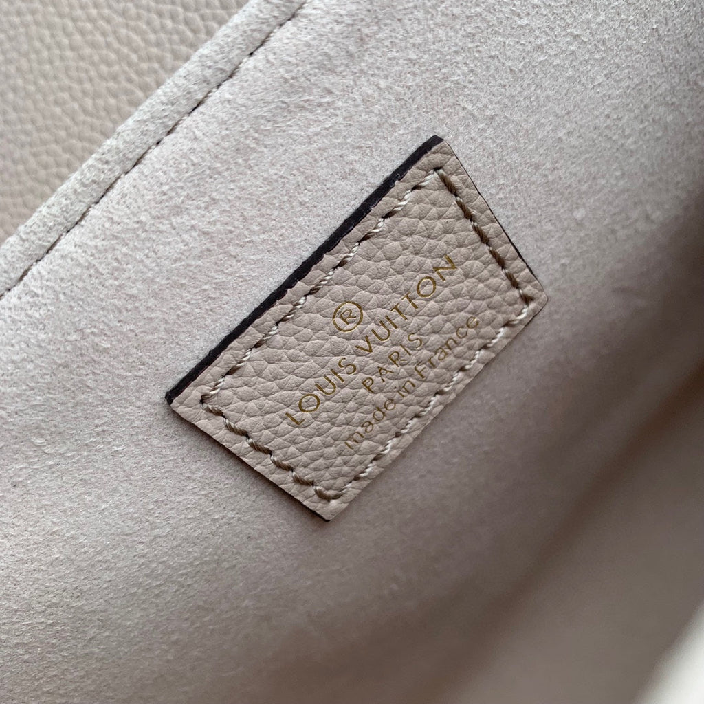 OXFORD 22 IN BEIGE LAMMLEDER GOLDENE BESCHLÄGE