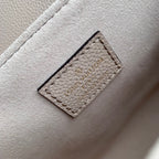 OXFORD 22 IN BEIGE LAMMLEDER GOLDENE BESCHLÄGE