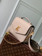 OXFORD 22 IN BEIGE LAMMLEDER GOLDENE BESCHLÄGE