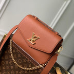 OXFORD 22 IN FEUERORANGE LAMMLEDER GOLDENE BESCHLÄGE