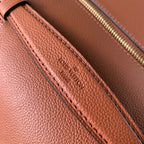 OXFORD 22 IN FEUERORANGE LAMMLEDER GOLDENE BESCHLÄGE