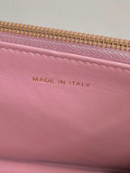 MISS CARO 17 KETTENTASCHE IN HOT PINK LAMMLEDER