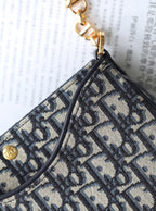 MINI 21 KETTENHANDTASCHEN SCHWARZ OBLIQUE JACQUARD