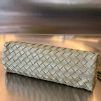 SMALL ANDIAMO 29 IN ECRU BEIGE LAMBSKIN