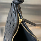 MITTELGRÖSSE GEMELLI 36 SCHWARZES LAMMLEDER