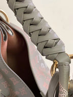 CARMEL 40 IN GRAY MONOGRAM GRADIENT PERFORATED CALFSKIN