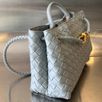 SMALL ANDIAMO 29 IN GREY LAMBSKIN