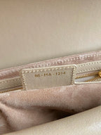 MINI JOLIE 22 TASCHE BEIGE CREME KALBSLEDER