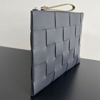 GROSSE KASSETTENTASCHE 35 IN FORELLE GRAUES KALBSLEDER