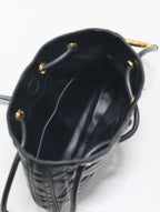 MINI 27 NOLITA TASCHE IN SCHWARZEM MACROCANNAGE-KALBSTLEDER