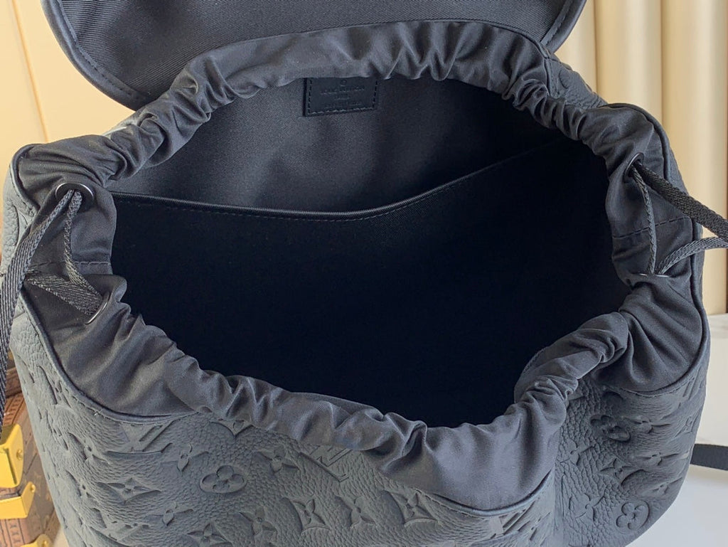 MONTSOURIS RUCKSACK 40 IN SCHWARZ MONOGRAMM TAURILLON