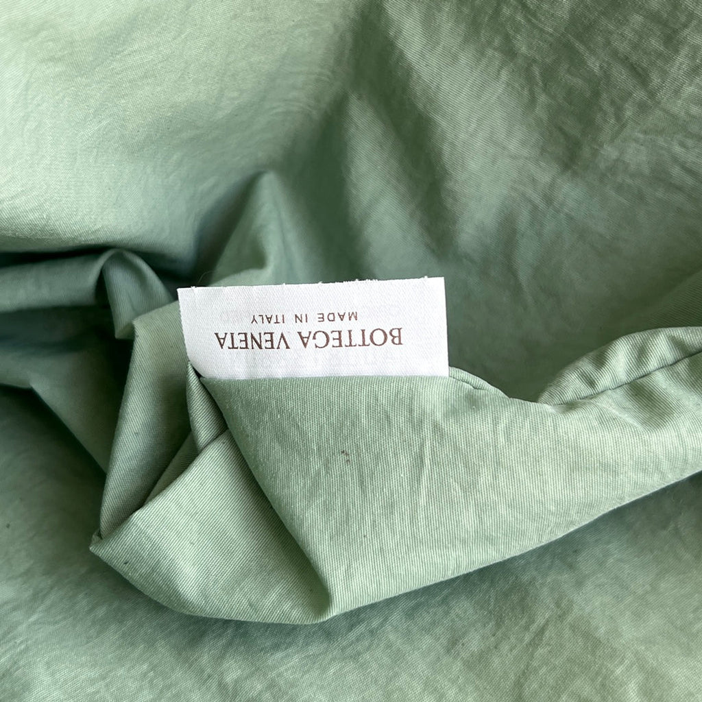 Staubsack, mittelgroß, 32 Zoll, olivgrünes Kalbsleder