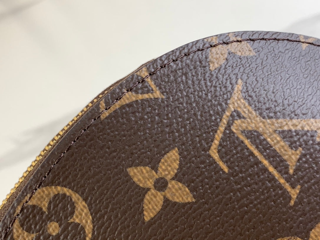 Kosmetiktasche 22 Zoll, braunes Monogramm-Canvas