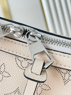 HAND IT ALL PM 29 IN BEIGE MONOGRAM PERFORATE CALFSKIN SILVER HARDWARE