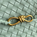 SMALL ANDIAMO 29 IN CEDALON GREEN LAMBSKIN