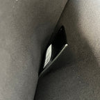 INTRECCIATO CLUTCH 32 IN SCHWARZEM WEICHEM KALBSLEDER