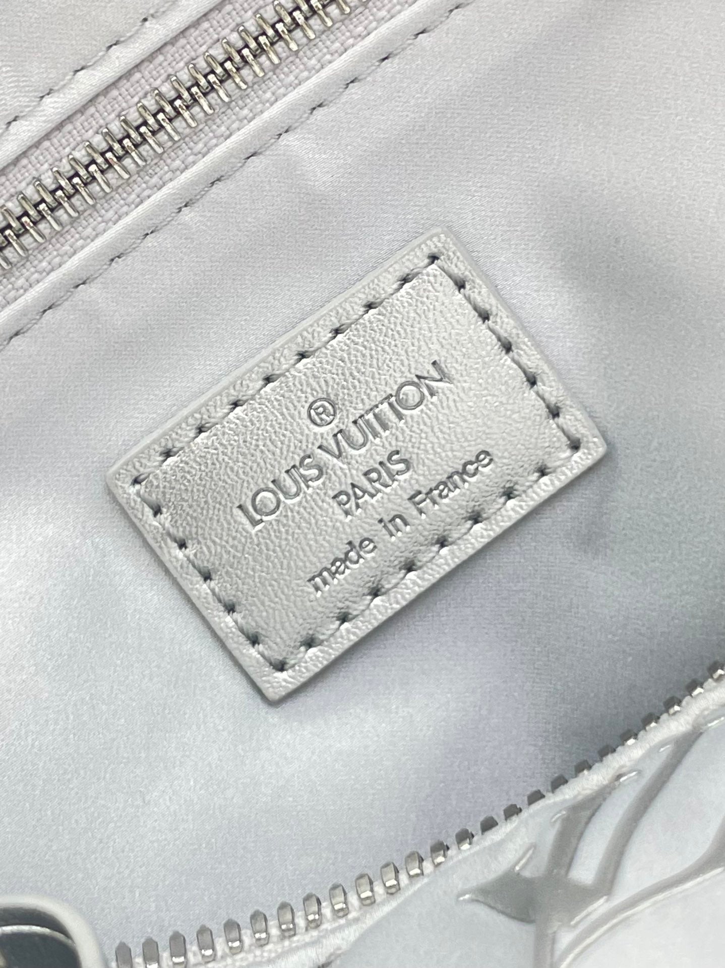 SPEEDY BANDOULIÈRE 25 IN GRADIENT SILVER MONOGRAM NYLON SILVER HARDWARE