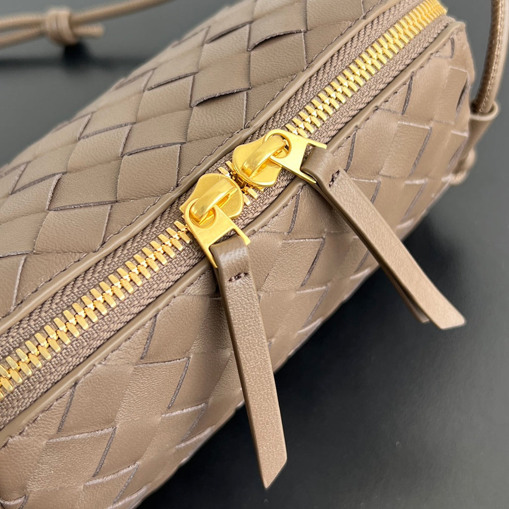 Konzerttasche 18 Zoll, mittelbraunes Lammleder