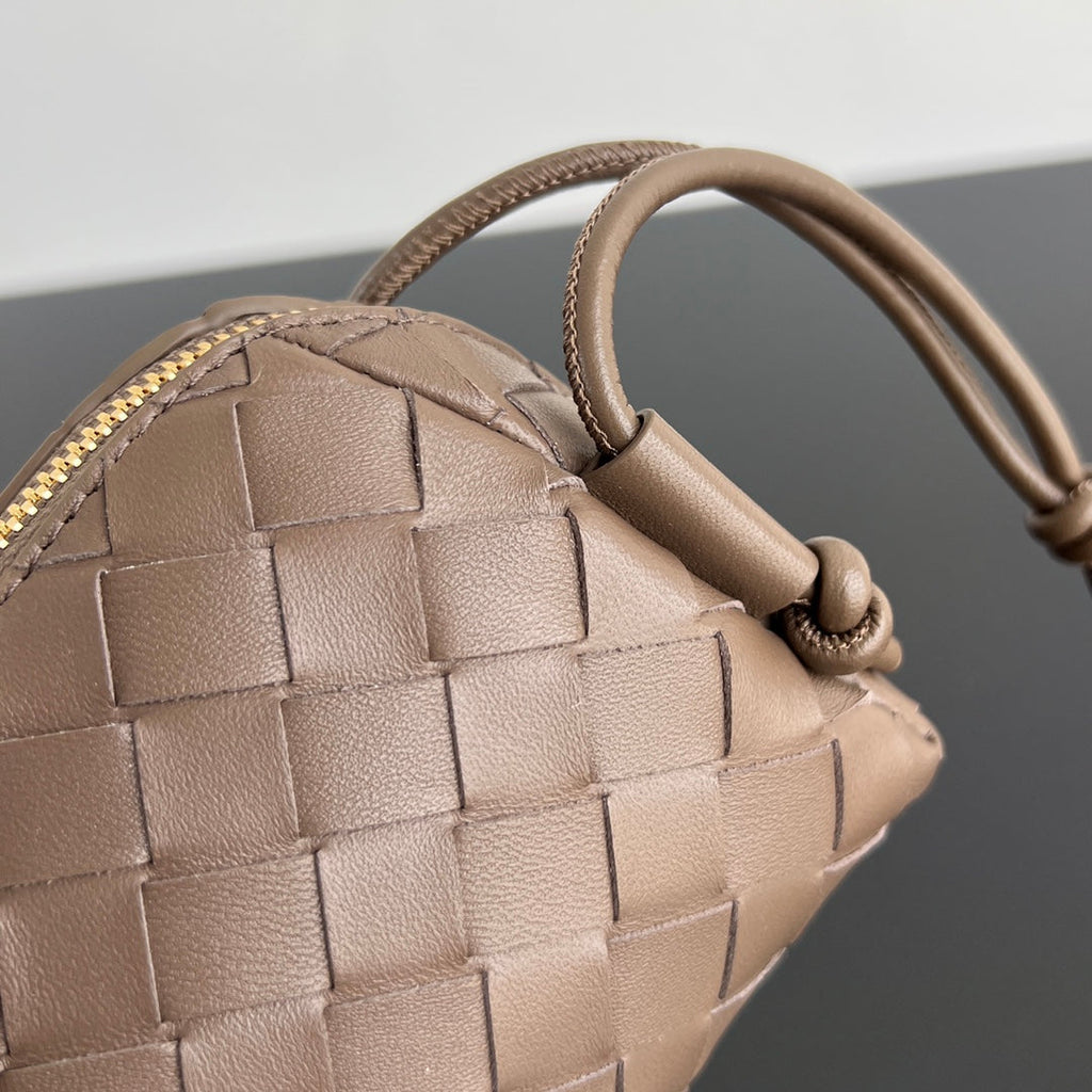 Konzerttasche 18 Zoll, mittelbraunes Lammleder