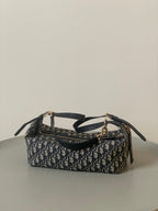 LARGE D-JOURNEY SHOULDER BAG 33 IN BLACK MONOGRAM OBLIQUE JACQUARD