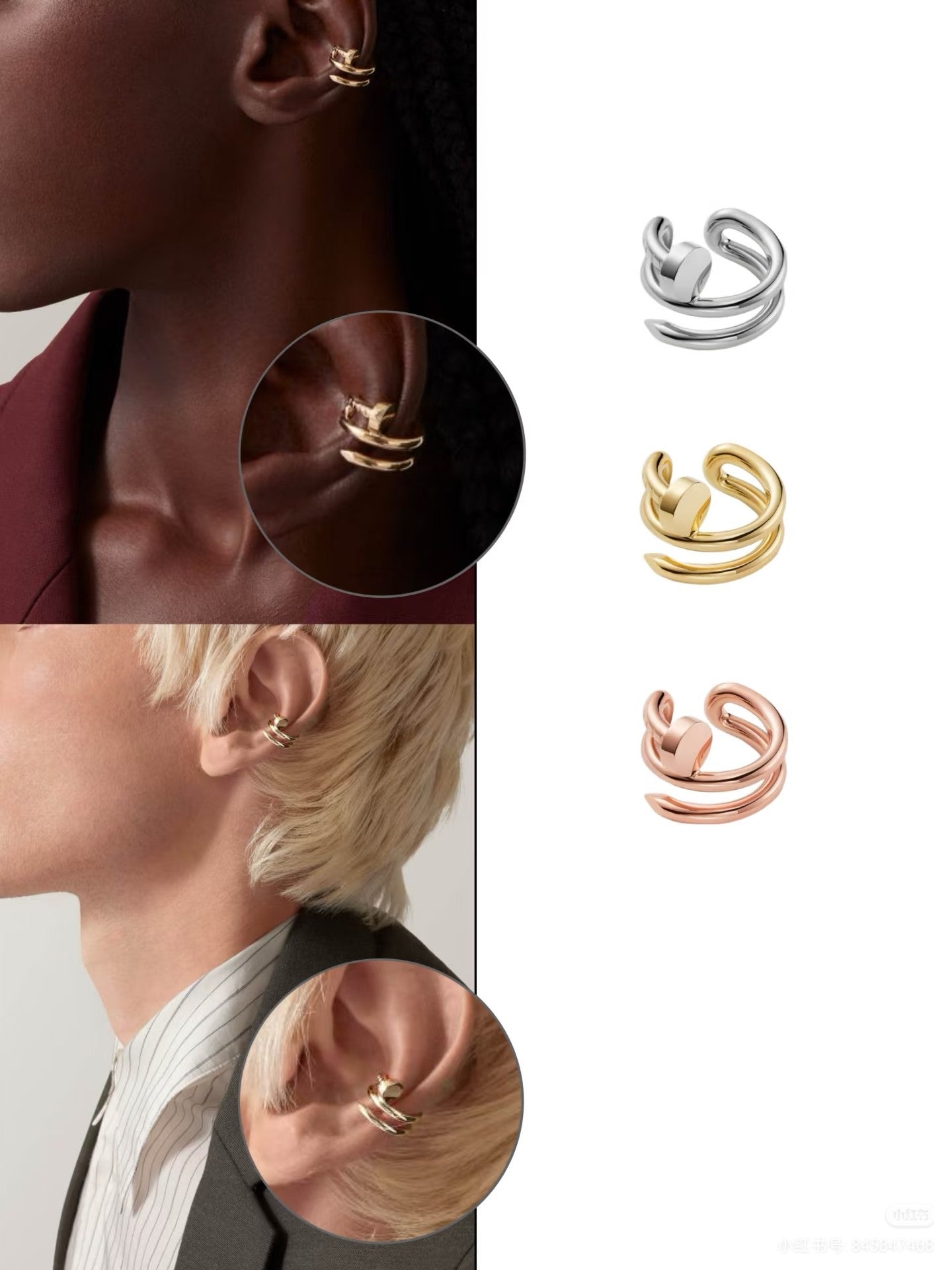 [⭐JeweliWhal]Single-ear clip