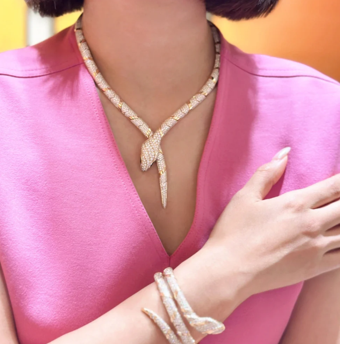 [⭐JeweliWhal]HAUTE COUTURE GOLD SERPENTI NECKLACE