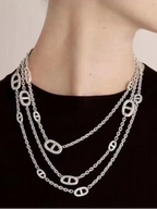 [⭐JeweliWhal]Classic Silver Sweater Chain