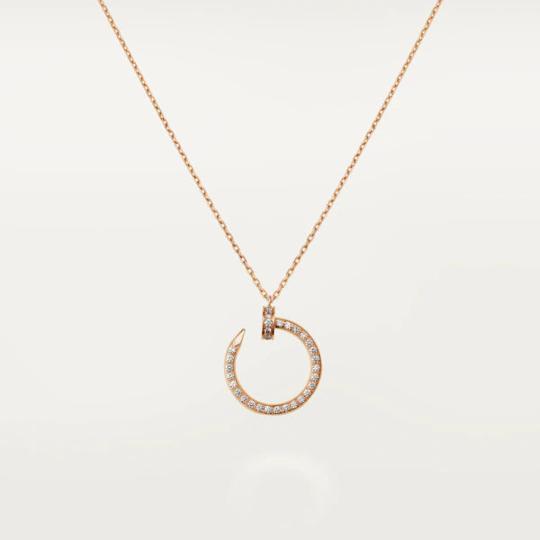 ¡®Jewelicorn¡¯JUSTE NECKLACE PINK GOLD DIAMONDS