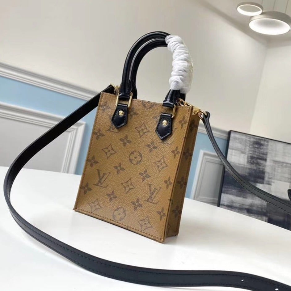 LV PETIT SAC PLAT MONOGRAM BESCHICHTETE LEINWAND 