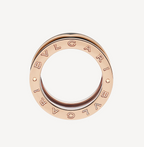 Jewelicorn ZERO 1 Zweibandring mit mattschwarzer Keramik und roségoldenem Ring