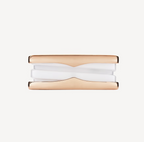 Jewelicorn ZERO 1 Zweiband-Schlaufen und weißer Keramik-Spiralring in Roségold