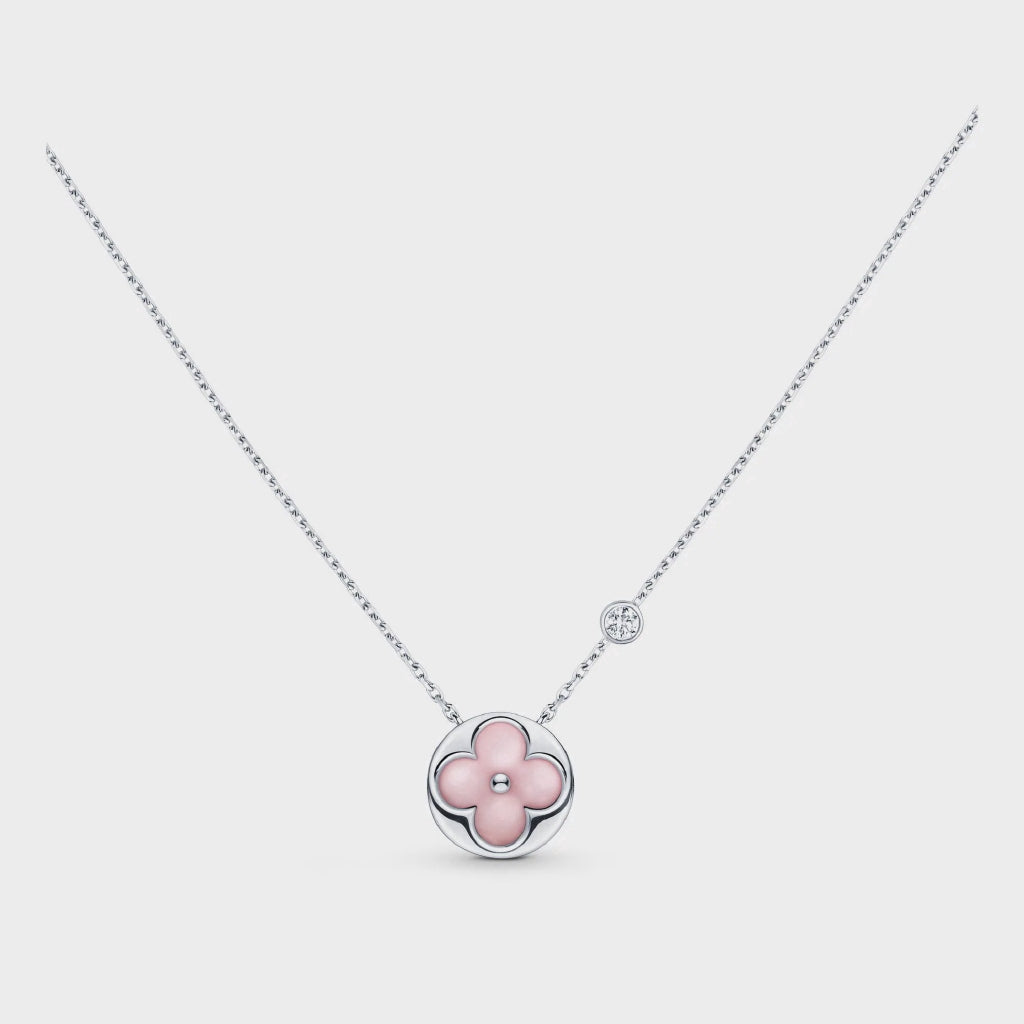 Jewelicorn Armband mit Sonnenmotiv, rosa Perlmutt, silber