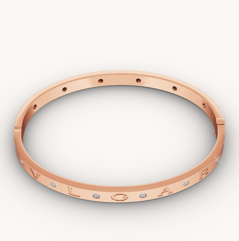 ¡®Jewelicorn¡¯ZERO 1 PINK GOLD 12 DIAMONDS BRACELET