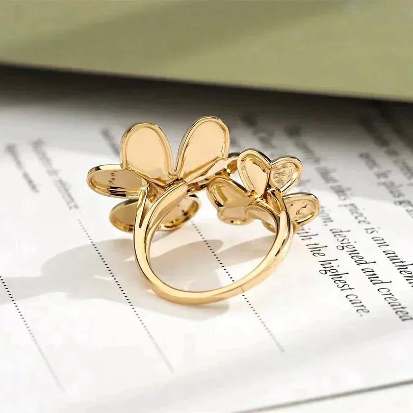 Jewelicorn CLOVER COMOS GOLD DIAMOND RING