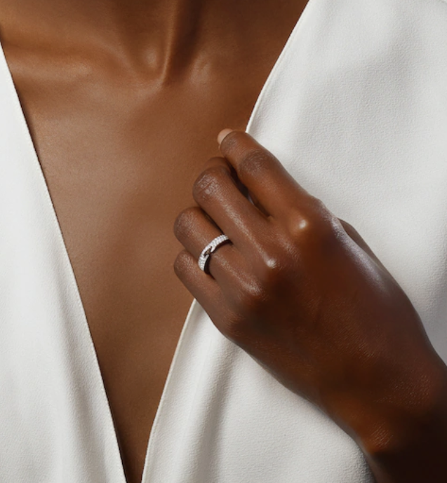 ®ジュエリコーン® アライアンス リアン ヴィデンス パヴェダイヤモンド 4mm リング