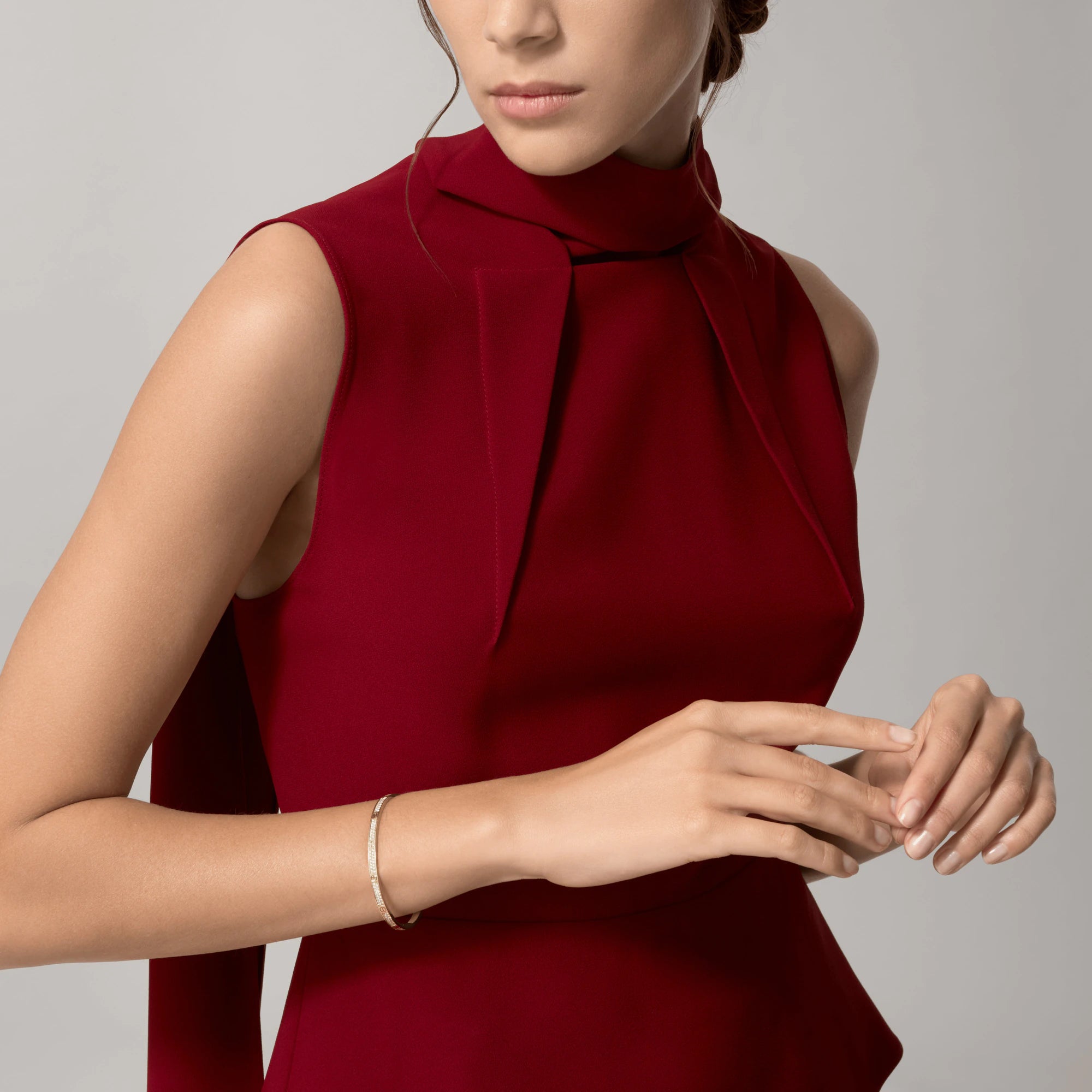 ®Jewelicorn®ラブブレスレット 3.65mm ダイヤモンドパヴェ