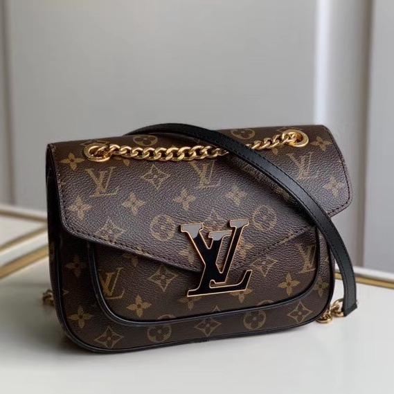 LV Passy Handtasche 22 cm Monogramm-Canvas 