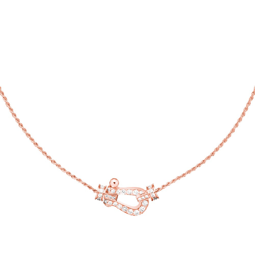 Jewelicorn FORCE 10 PINK GOLD DIAMOND NECKLACE