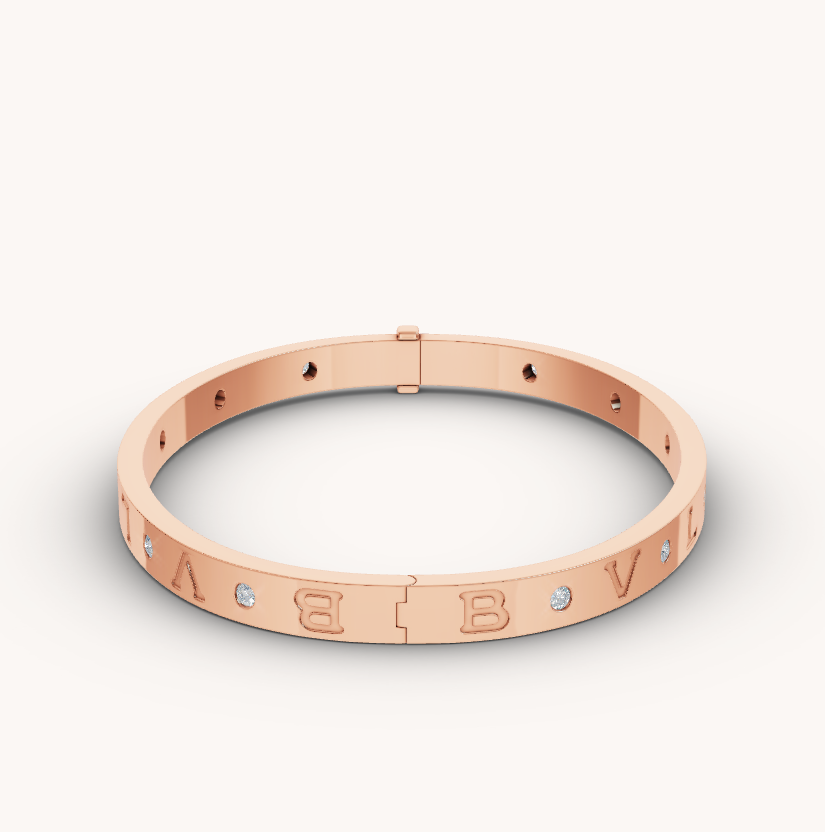 ¡®Jewelicorn¡¯ZERO 1 PINK GOLD 12 DIAMONDS BRACELET
